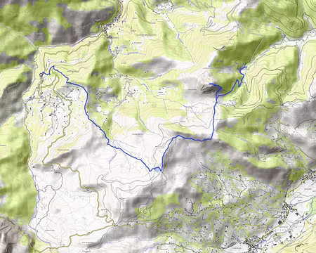 096_J4 31 octobre. D'Arbéost au refuge du Haugarou avec le Pic de Bazès en AR, 13,4 km, +1191 m/-728 m