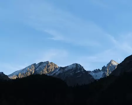 025_DSCF0030 Le Ségalas (2685 m) à gauche et le Grand Barbat (2813 m) à droite