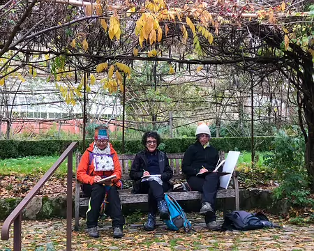 20251116_151444-01 C'est parti pour un dernier dessin dans L'Île Verte. Photo Marina Fulchiron