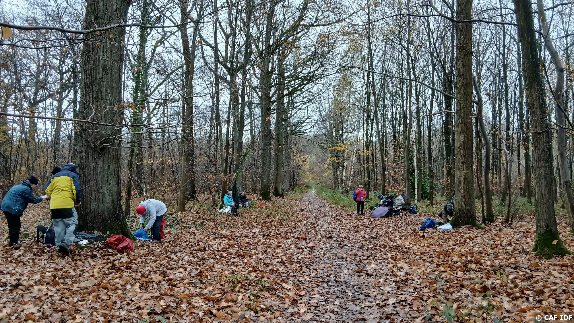 022 Pique-nique dans la forêt de Meudon entre deux averses