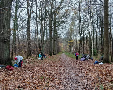 022 Pique-nique dans la forêt de Meudon entre deux averses