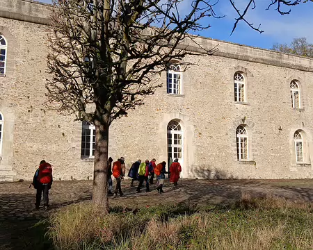 040 L’Orangerie est prolongée à l’est par un bastion à cinq travées