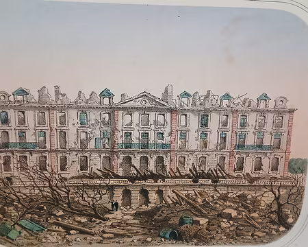 046 Le Château Neuf de Meudon a été partiellement détruit fin 1870 lors de la guerre franco-prussienne