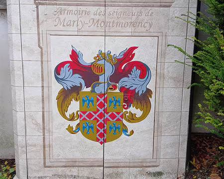 039 Les armoiries des seigneurs de Marly-Montmorency, branche cadette de la prestigieuse maison de Montmorency