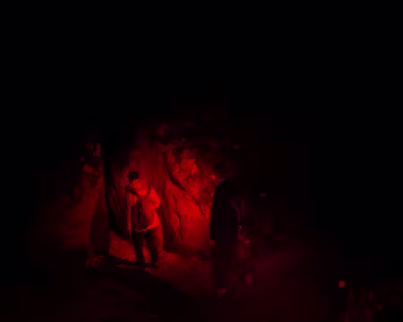 PXL_20251115_185736909 Sombre périgrination entre les rochers.