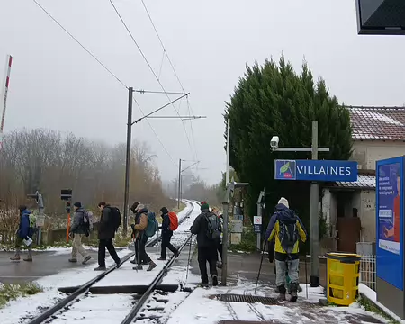 001 Départ de Villaines (Val d’Oise) pour une randonnée vers Saint-Martin-du-Tertre où eurent lieu les premières expérimentations du télégraphe optique conçu par...
