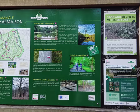 031 La forêt de la Malmaison était la propriété de Joséphine de Beauharnais sous le Premier Empire, de Napoléon III sous le Second Empire. Depuis 1870, elle...