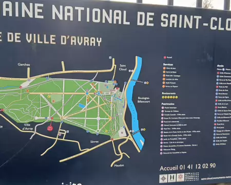 002 Le plan du Domaine national de Saint-Cloud