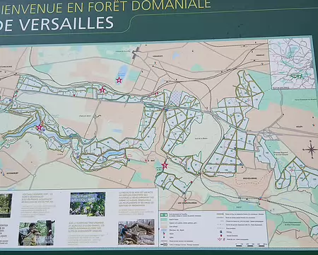 029 La forêt domaniale de Versailles et les étangs des sources de la Bièvre sur la carte