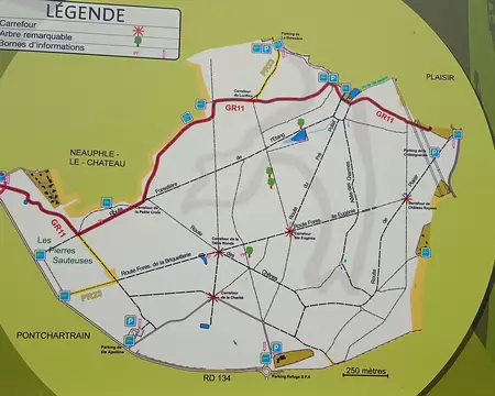 016 Carte de la forêt de Sainte-Apolline (297 ha)