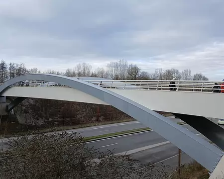 037 La passerelle du bois de la Cranne a été mise en service en 2021