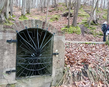 042 Près du lavoir, la fontaine et sa belle grille ouvragée