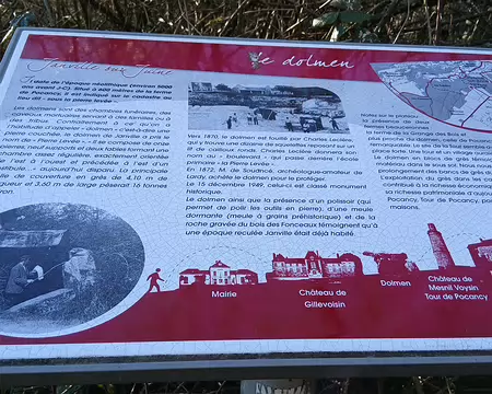 030 L’histoire du mégalithe édifié avec la pierre locale : le grès