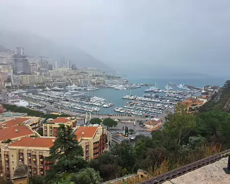 168 Vue sur le port Hercule depuis le Rocher.
