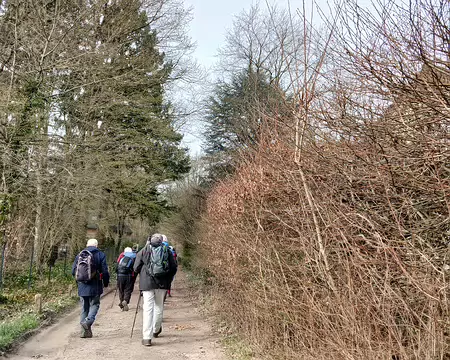 001 Départ de Bois-le-Roi (Seine-et-Marne) par le chemin de Chailly pour une randonnée de 16 km jusqu’à Fontainebleau