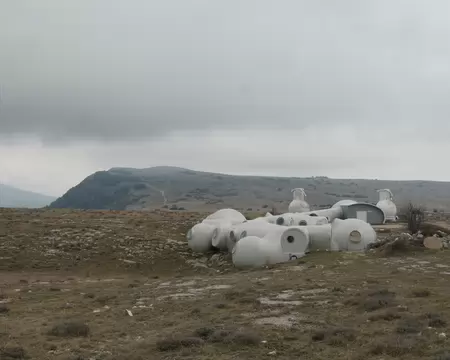 P1200275 L'interféromètre GI2T (grand interféromètre à deux télescopes).