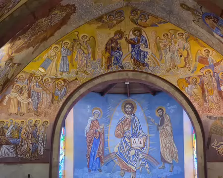 004 Fresques de Nicolaï Greschny. Né à Tallin en Estonie, il s'installe à Marsal, près d'Albi en 1948.