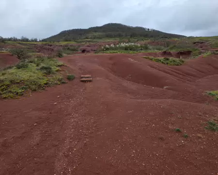 021 Début de la boucle d'un petit kilomètre qui permet de découvrir les spécificités de cette entité paysagère.
