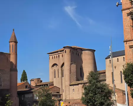 061 Le palais épiscopal de la Berbie a été édifié au XIIIe siècle et symbolisait la puissance de l'église.