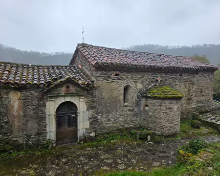 139 Chapelle-Musée de Nicolaï Greschny, terminée en 1953. Nous avons été reçus par son fils Michaël qui vit toujours dans le petit hameau de la Maurinié.