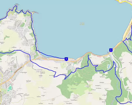 20260321 Tracé Armorique GdRocher Yar Roscoat StMichel J1 - Pointe de l'Armorique, Grand Rocher, Yar et Roscoat, St-Michel-en-Grève