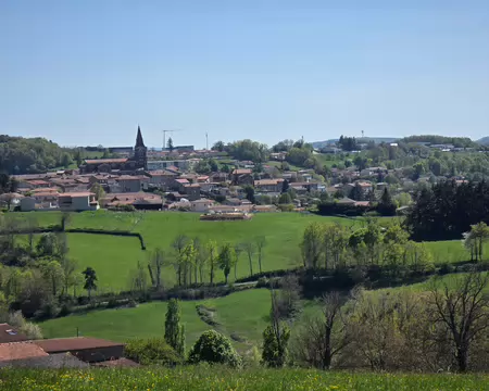 047 Vue sur Saint-Martin-en-Haut. Village perché à 700m d'altitude.