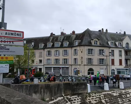 005 Arrivée à Saint-Ouen-L’Aumône sur la rive gauche de l’Oise