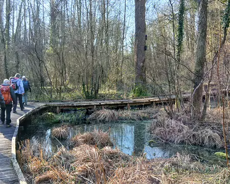 007 Les platelages permettent de traverser les zones humides qui bordent la Viosne