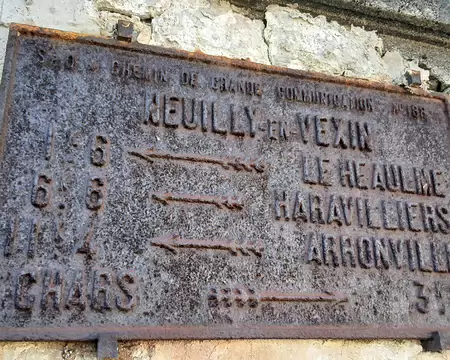 043 Ancien panneau routier