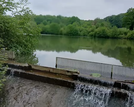 010 Le Petit Etang sur la Mauldre. Son déversoir alimentait autrefois le petit moulin Follet aujourd’hui disparu