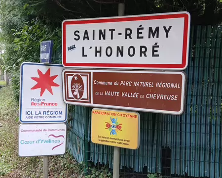 038 Retour à Saint-Rémy-L’Honoré par la rue du Moulin