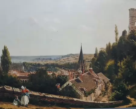 050 Le village de Montfort-l’Amaury au temps jadis. Merci Martine pour cette belle randonnée historique