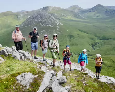Au sommet de Diamond Hill (442 m).