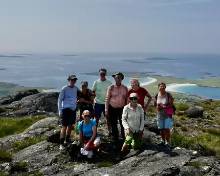 Au sommet d'Errisbeg Mountain.