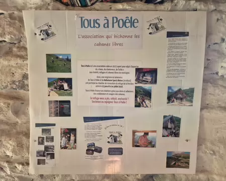 2026-08-22-17h59m45 Le refuge de La Perrière a étét rénové avec l'association Tous à Poêle