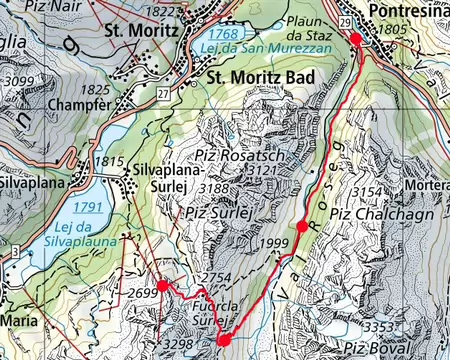 Surlej, Val Roseg