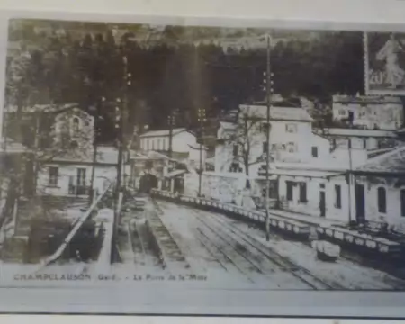 P1230826 carte postale ancienne montrant l'entrée de la mine.