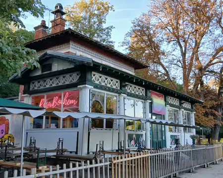 009 Le restaurant Rosa Bonheur dans la rue des Cascades