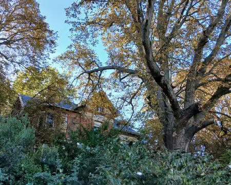 010 Le pavillon du Chemin de fer (Georges Davioud) dans la verdure