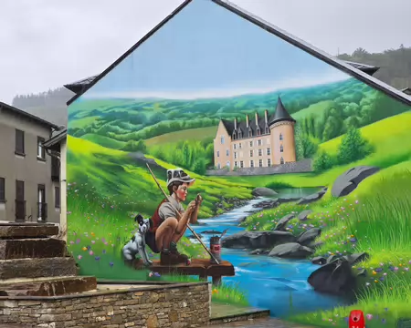 049 Belle fresque murale.