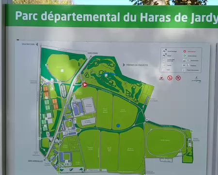 032 Plan du Parc départemental du haras de Jardy (propriété du Conseil général des Hauts-de-Seine depuis 2006)