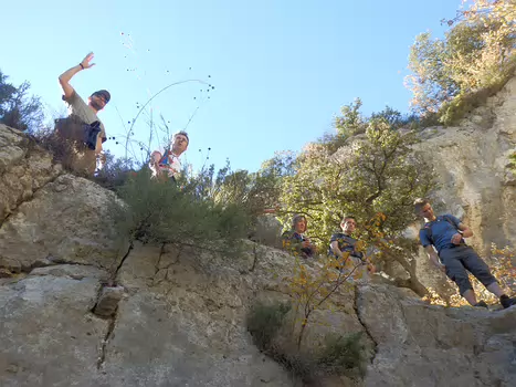 2017-11 Lubéron détail de la sortie