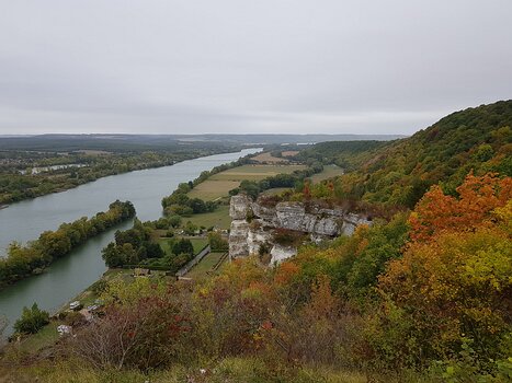 2018-10 Château-Gaillard Alain Z, détail sortie