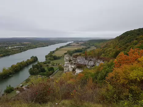 2018-10 Château-Gaillard Alain Z, détail sortie