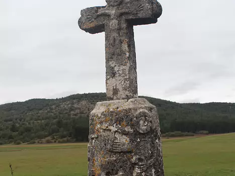 2018-10 Saint-Guilhem Bernadette B, détail sortie