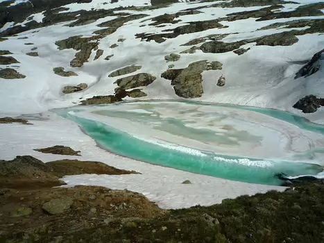 2019-06 Grandes Rousses Bernadette P, détail sortie