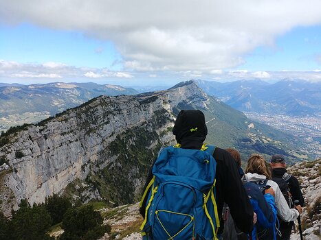 2020-08 Vercors Simone T, détail sortie