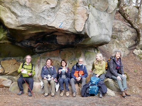 2021-03 Gorges de Franchard François G, détail sortie