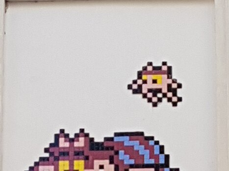 2021-04 Street Art (Paris) Céline F, détail sortie