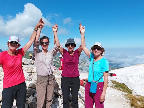 2021-08 Traversée en Vanoise Danielle H, détail sortie